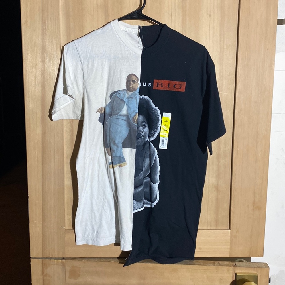 Half & half biggie shirt